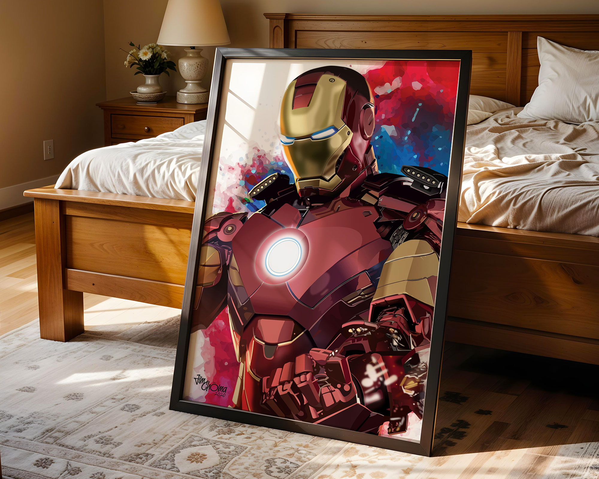 Iron Man: Battle Ready Digital Poster/Print